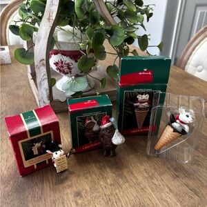 Hallmark vintage Christmas ornaments